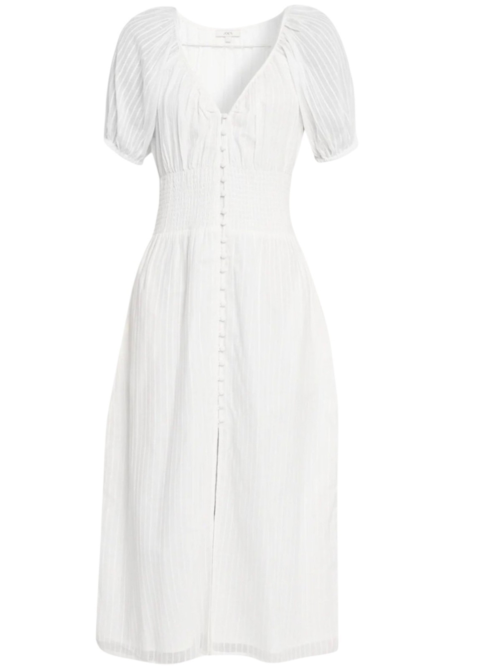 Joe's Jeans The Monet Maxi Dress | White | Pockets | NWT | Made of Recycled Mate - Picture 3 of 12
